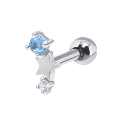 March Birthstone Helix Ear Piercing TIP-3600